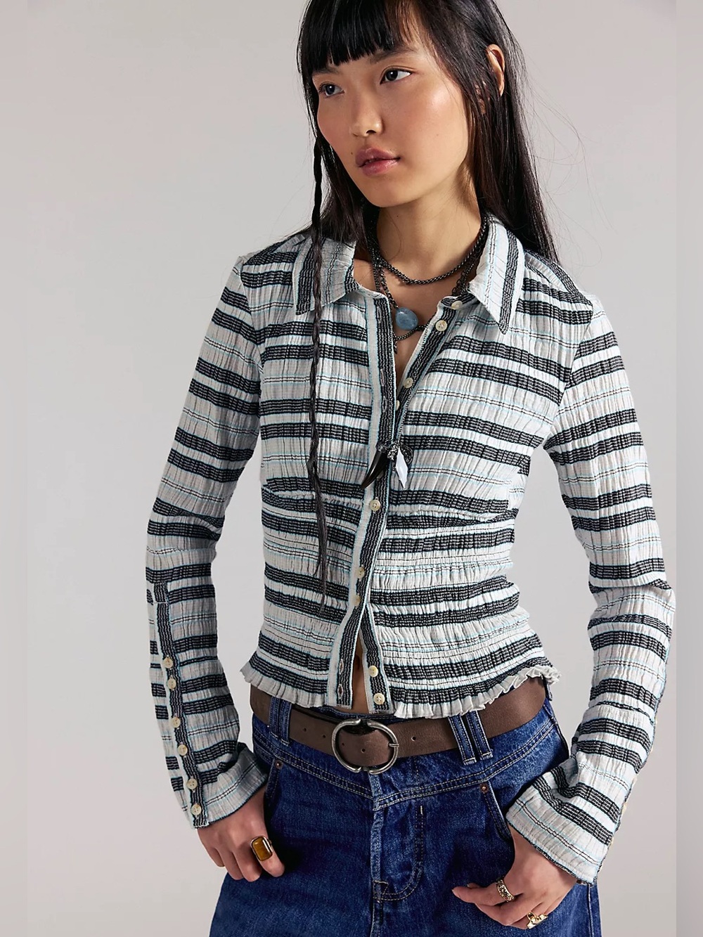 NWT We The Free Little Daydreams Striped Top